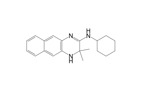 N-Cyclohexyl-3,4-dihydro-3,3-dimethylbenzo[g]quinoxalin-2-amine