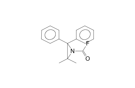 3,3-DIMETHYL-2,2-DIPHENYL-1-FLUOROFORMYLAZIRIDINE
