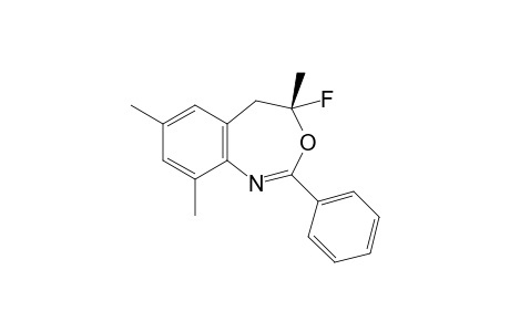 (4S)-4-Fluoro-2-phenyl-4,7,9-trimethyl-4,5-dihydrobenzo[d]-1,3-oxazepine