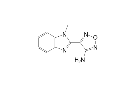 4-(1-methyl-1H-benzimidazol-2-yl)-1,2,5-oxadiazol-3-amine