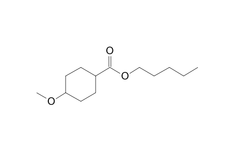 Cyclohexanecarboxylic acid, 4-methoxy-, pentyl ester