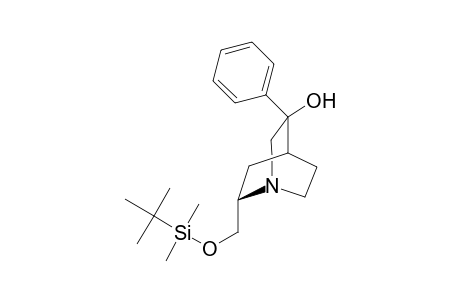 (2S)-2-(tert-Butyldimethylsilyloxymethyl)-5-(phenyl)-1-azabicyclo[2.2.2]octan-5-ol