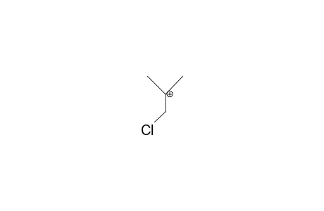 1-Chloro-2-methyl-2-propyl cation