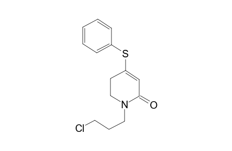 1-(3-Chloropropyl)-4-(phenylthio)-5,6-dihydropyridin-2(1H)-one