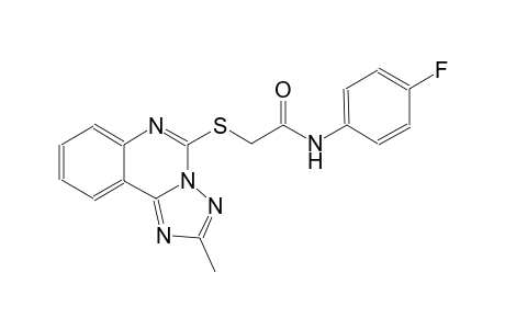 acetamide, N-(4-fluorophenyl)-2-[(2-methyl[1,2,4]triazolo[1,5-c]quinazolin-5-yl)thio]-
