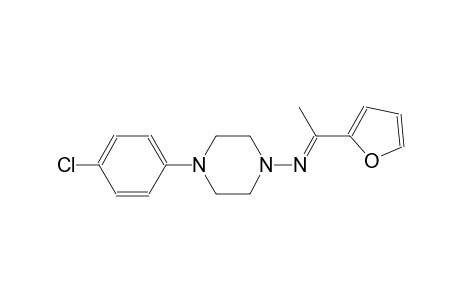 4-(4-chlorophenyl)-N-[(E)-1-(2-furyl)ethylidene]-1-piperazinamine