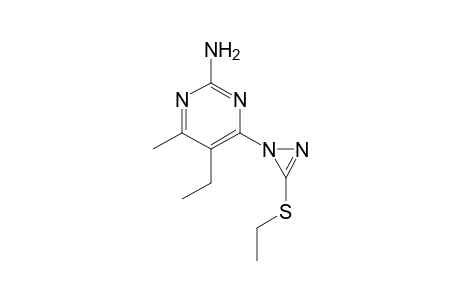 2-Pyrimidinamine, 5-ethyl-4-[3-(ethylthio)-1H-1,2-diazirin-1-yl]-6-methyl-