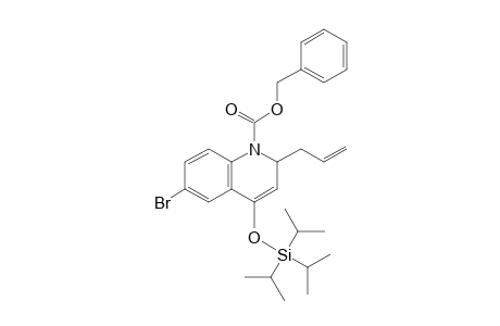 (phenylmethyl) 6-bromanyl-2-prop-2-enyl-4-tri(propan-2-yl)silyloxy-2H-quinoline-1-carboxylate