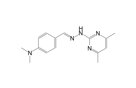 4-(dimethylamino)benzaldehyde (4,6-dimethyl-2-pyrimidinyl)hydrazone