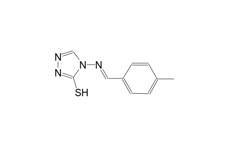 4-{[(E)-(4-methylphenyl)methylidene]amino}-4H-1,2,4-triazole-3-thiol
