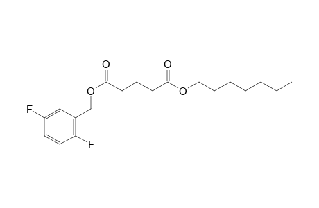 Glutaric acid, 2,5-difluorobenzyl heptyl ester