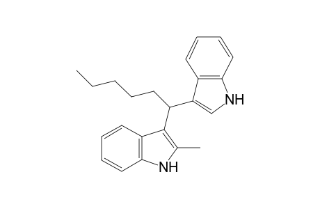 3-(1-(1H-indol-3-yl)hexyl)-2-methyl-1H-indole