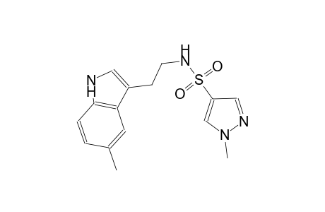 1-methyl-N-[2-(5-methyl-1H-indol-3-yl)ethyl]-1H-pyrazole-4-sulfonamide
