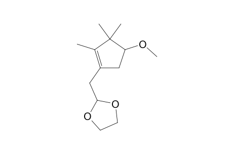 2-[(4-METHOXY-2,3,3-TRIMETHYLCYCLOPENT-1-ENYL)-METHYL]-1,3-DIOXOLANE