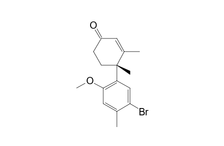(4R)-4-(5-bromo-2-methoxy-4-methylphenyl)-3,4-dimethylcyclohex-2-en-1-one
