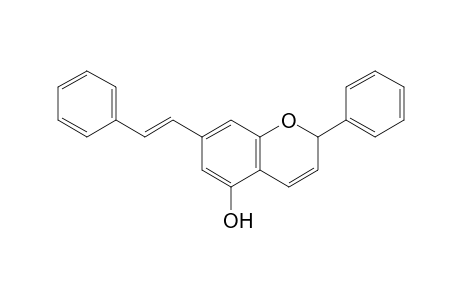 (E)-2-Phenyl-7-styryl-2H-chromen-5-ol