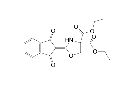 4,4-Bis(ethoxycarbonyl)-4,5-dihydro-2-(1,3-dioxoindan-2-ylidene)-1,3-oxazole