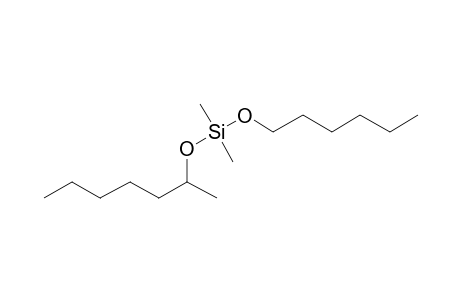 Silane, dimethyl(2-heptyloxy)hexyloxy-