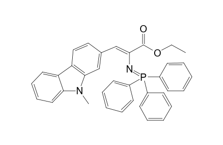 (Z)-3-(9-methyl-2-carbazolyl)-2-(triphenylphosphoranylideneamino)-2-propenoic acid ethyl ester