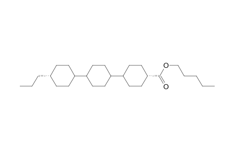 [1,1':4',1''-Tercyclohexane]-4-carboxylic acid, 4''-propyl-, pentyl ester, [trans[trans(trans)]]-