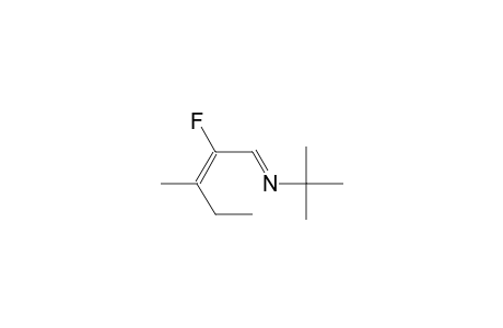 tert-Butyl-N-(2-fluoro-3-methyl-2-pentenylidene)amine