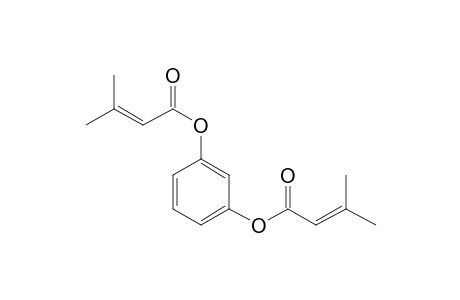 1,3-Benzenediol, o,o'-di(3-methylbut-2-enoyl)-