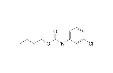 Carbamic acid, 3-chlorophenyl-, butyl ester