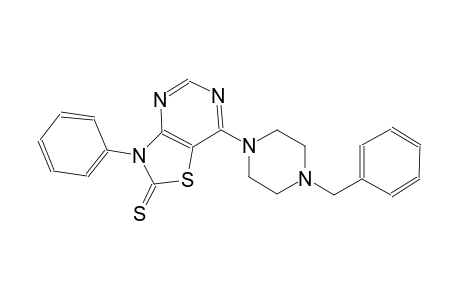 7-(4-benzyl-1-piperazinyl)-3-phenyl[1,3]thiazolo[4,5-d]pyrimidine-2(3H)-thione