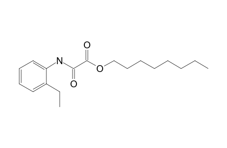 Oxalic acid, monoamide, N-(2-ethylphenyl)-, octyl ester