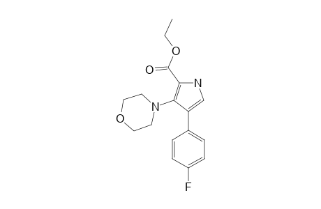ethyl 4-(4-fluorophenyl)-3-morpholin-4-yl-1H-pyrrole-2-carboxylate