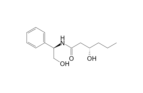(1'r,3s)-3-hydroxy-N-(2-hydroxy-1-phenylethyl)-hexanamide