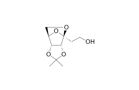 3,7-Anhydro-2-deoxy-4,5-O-isopropylidene-D-ribo-hept-3-ulofuranose