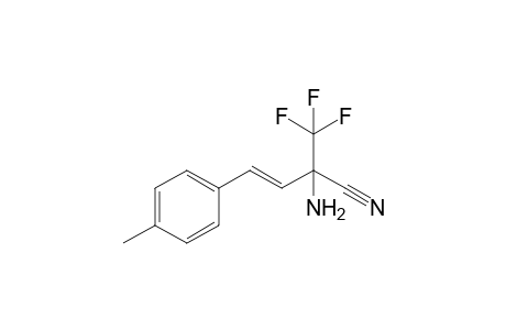 2-Amino-4-p-tolyl-2-(trifluoromethyl)but-3-enenitrile