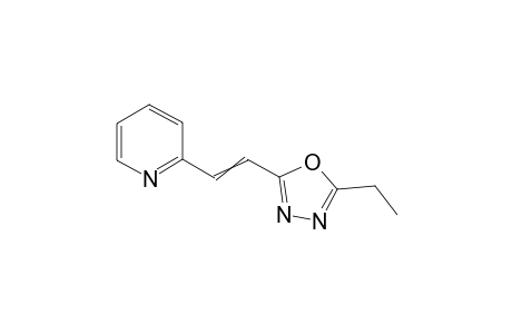 5-Ethyl-2-[2-(2-pyridyl)ethenyl]-1,3,4-oxadiazole