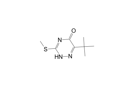 1,2,4-Triazin-5(2H)-one, 6-(1,1-dimethylethyl)-3-(methylthio)-