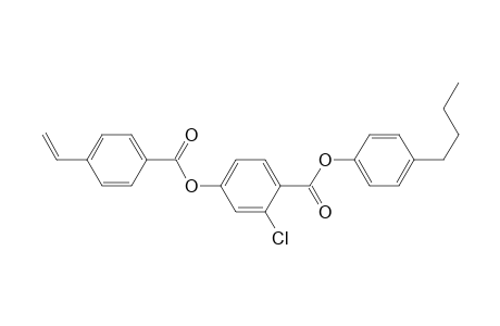 4-Butylphenyl 2-Chloro-4-(4-vinylbenzoyloxy)benzoate