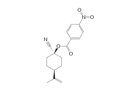 CIS-4-ISOPROPENYL-1-(4-NITROBENZOYLOXY)-CYCLOHEXANECARBONITRILE