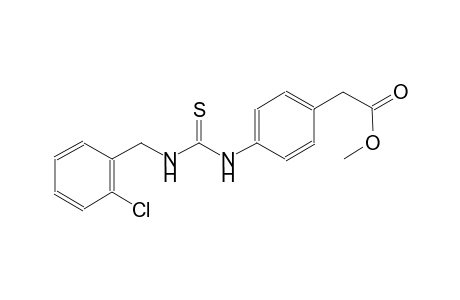 methyl [4-({[(2-chlorobenzyl)amino]carbothioyl}amino)phenyl]acetate