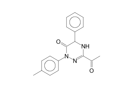 3-Acetyl-5-phenyl-1-p-tolyl-4,5-dihydro-1H-[1,2,4]triazin-6-one