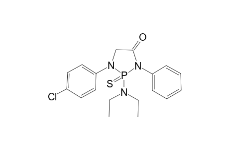 1-(4-Chloro-phenyl)-2-diethylamino-3-phenyl-2-thioxo-2lambda(5)-[1,3,2]diazaphospholidin-4-one