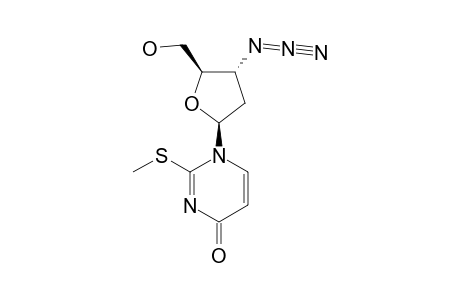 1-(3-AZIDO-2,3-DIDEOXY-BETA-D-ERYTHRO-PENTOFURANOSYL)-2-METHYLTHIOPYRIMIDIN-4(1H)-ONE