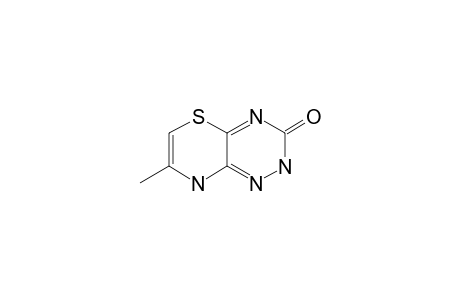 7-METHYL-8H-[1,4]-THIAZINO-[2,3-E]-1,2,4-TRIAZIN-3-(2H)-ONE