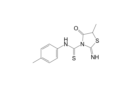 2-imino-5-methyl-4-oxothio-3-thiazolidinecarboxy-p-toluidide