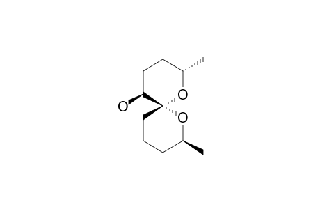 (2SR,5SR,6RS,8SR)-2,8-DIMETHYL-1,7-DIOXASPIRO-[5.5]-UNDECAN-5-OL
