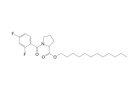 L-Proline, N-(2,4-difluorobenzoyl)-, dodecyl ester