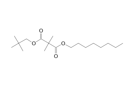 Dimethylmalonic acid, neopentyl octyl ester