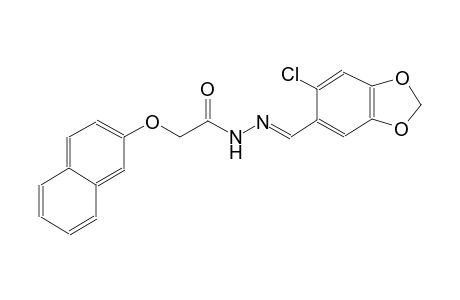 acetic acid, (2-naphthalenyloxy)-, 2-[(E)-(6-chloro-1,3-benzodioxol-5-yl)methylidene]hydrazide