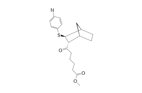 METHYL-6-[3-(4-AMINOPHENYLTHIO)-BICYClO-[2.2.1]-HEPT-2-YL]-6-OXOHEXANOATE