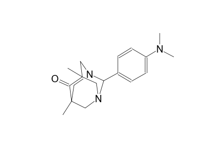 1,3-Diazaadamantan-6-one, 5,7-dimethyl-2-(4-dimethylaminophenyl)-
