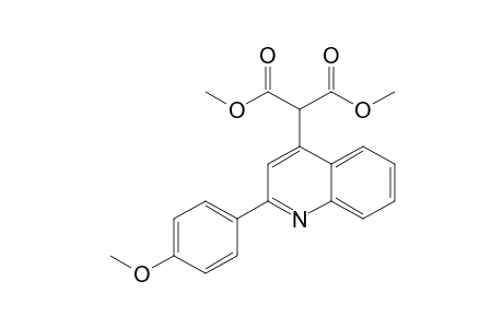 2-(4'-Methoxyphenyl)-4-[bis(methoxycarbonyl)-methyl]-quinoline